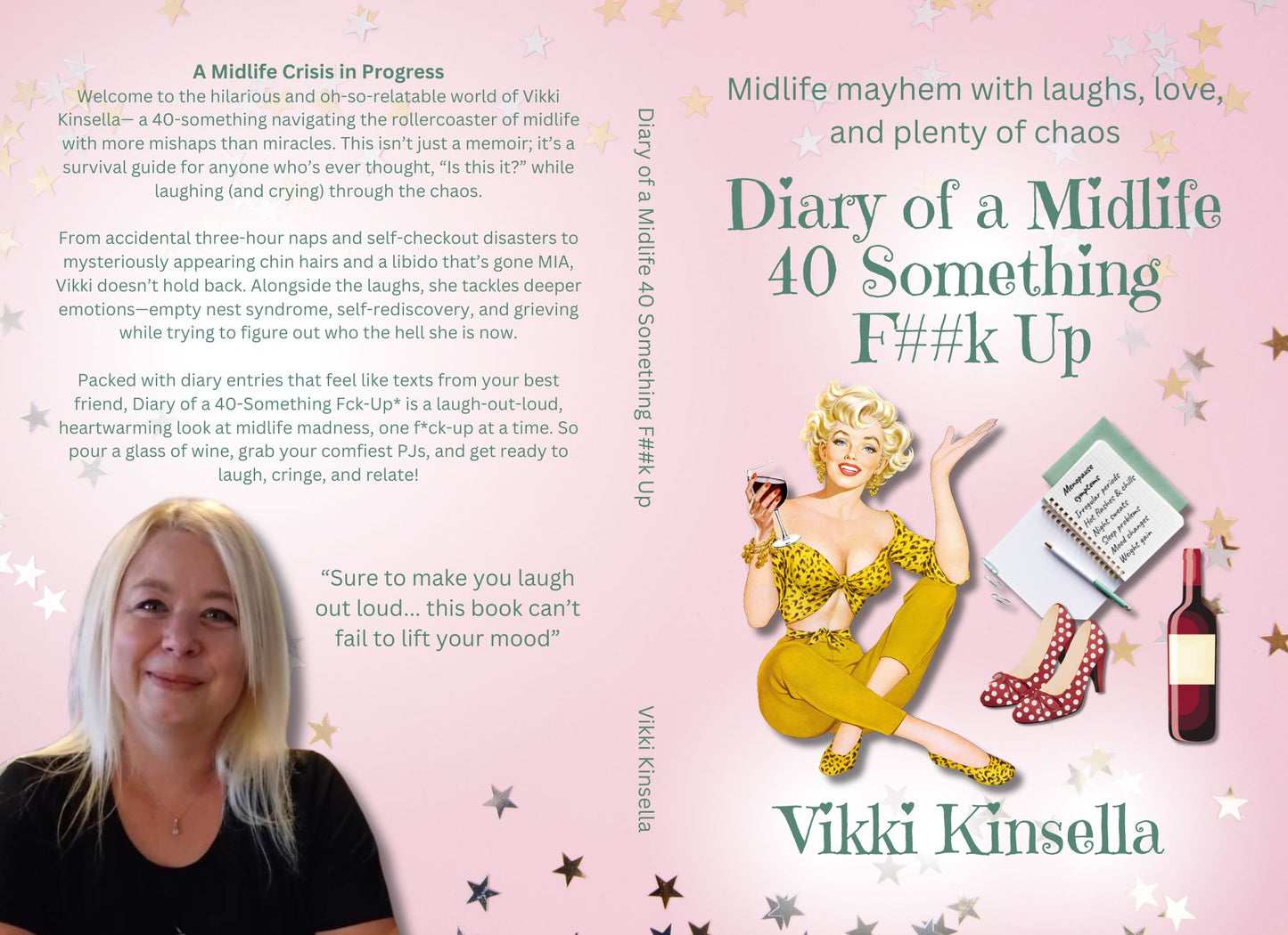 Diary of a Midlife 40 Something F##k Up gift set - SIGNED